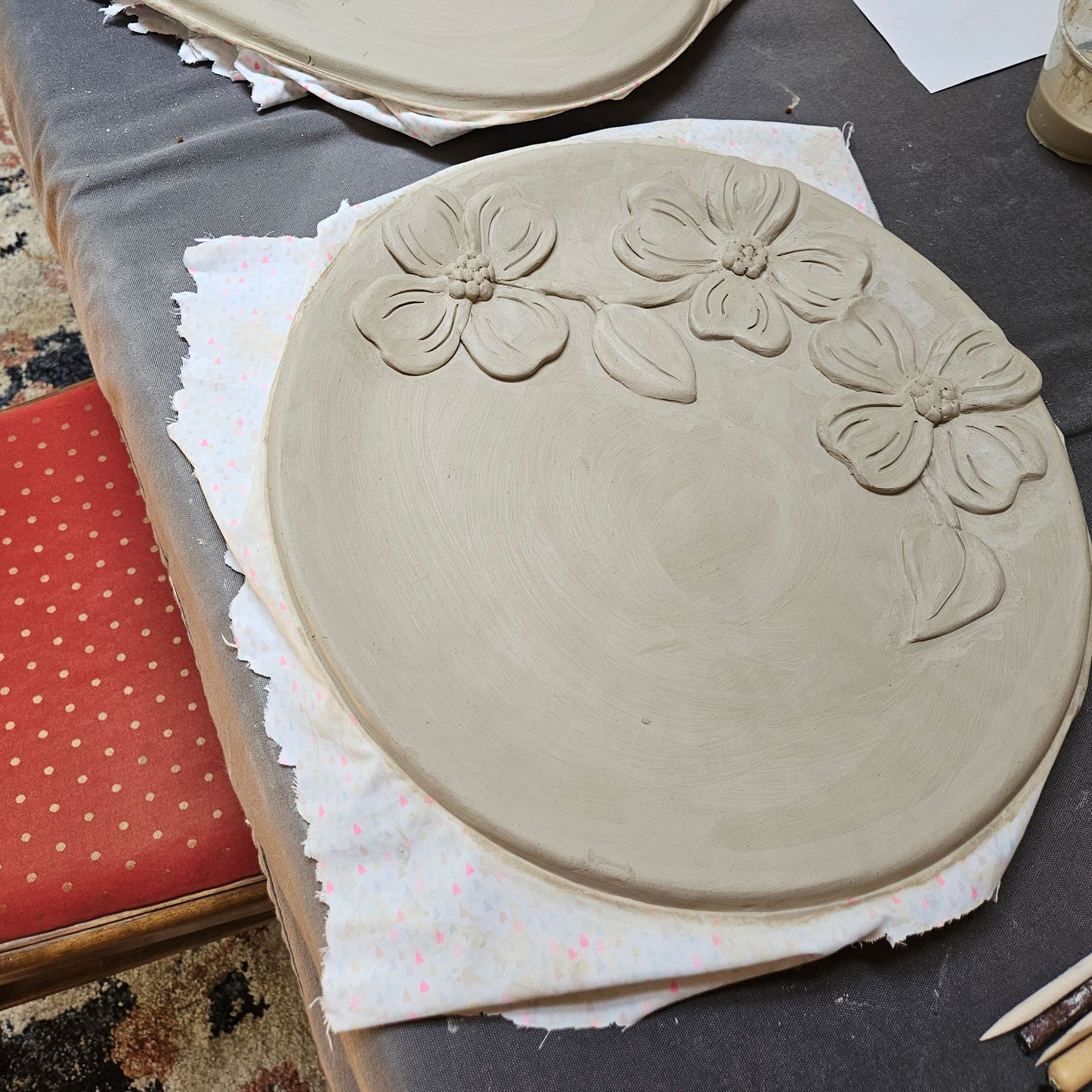 Dogwood Days Platter 12"