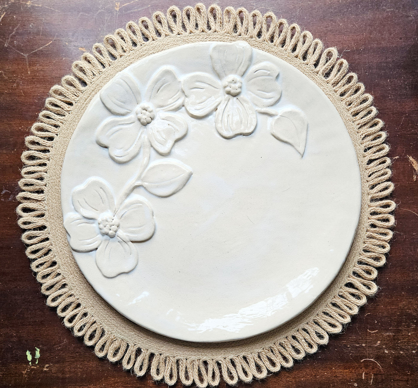 Dogwood Days Platter 12"