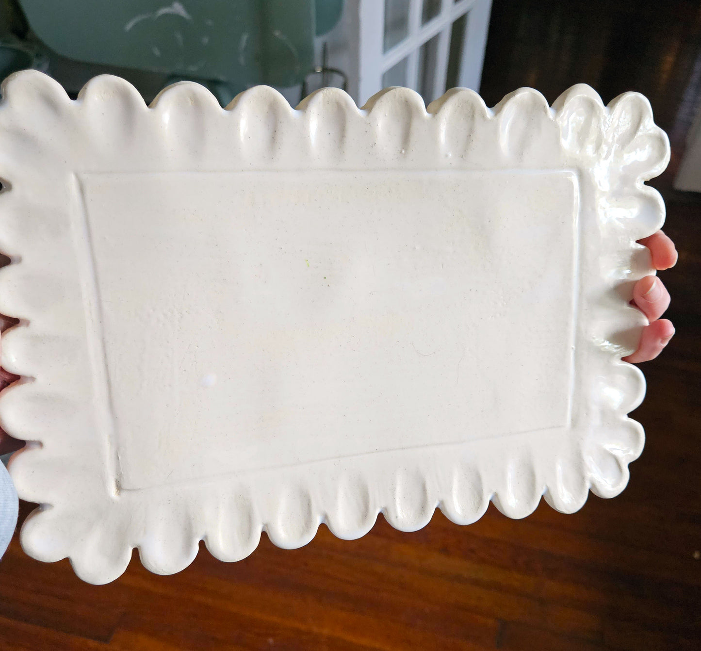 Scalloped Cheese Tray 12"