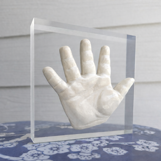 Single Print Psalm Print on Acrylic Block