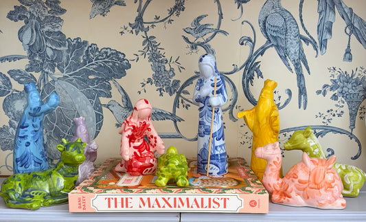 Hand Painted Ceramic Nativity Set