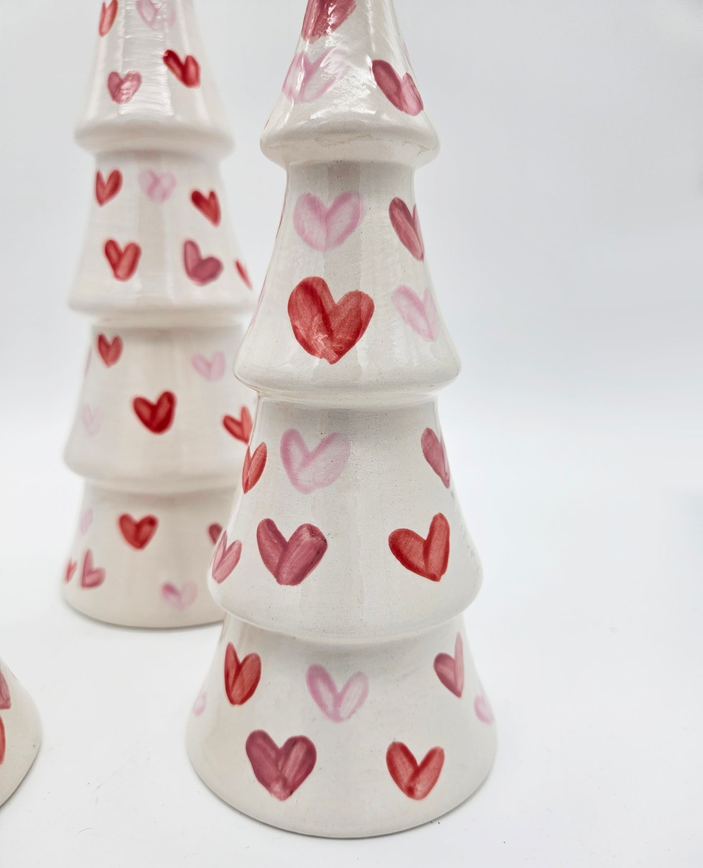 Sweetheart Tree - Ceramic Hand Painted Decorative Hearts