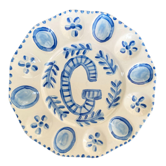 Monogrammed Egg Tray